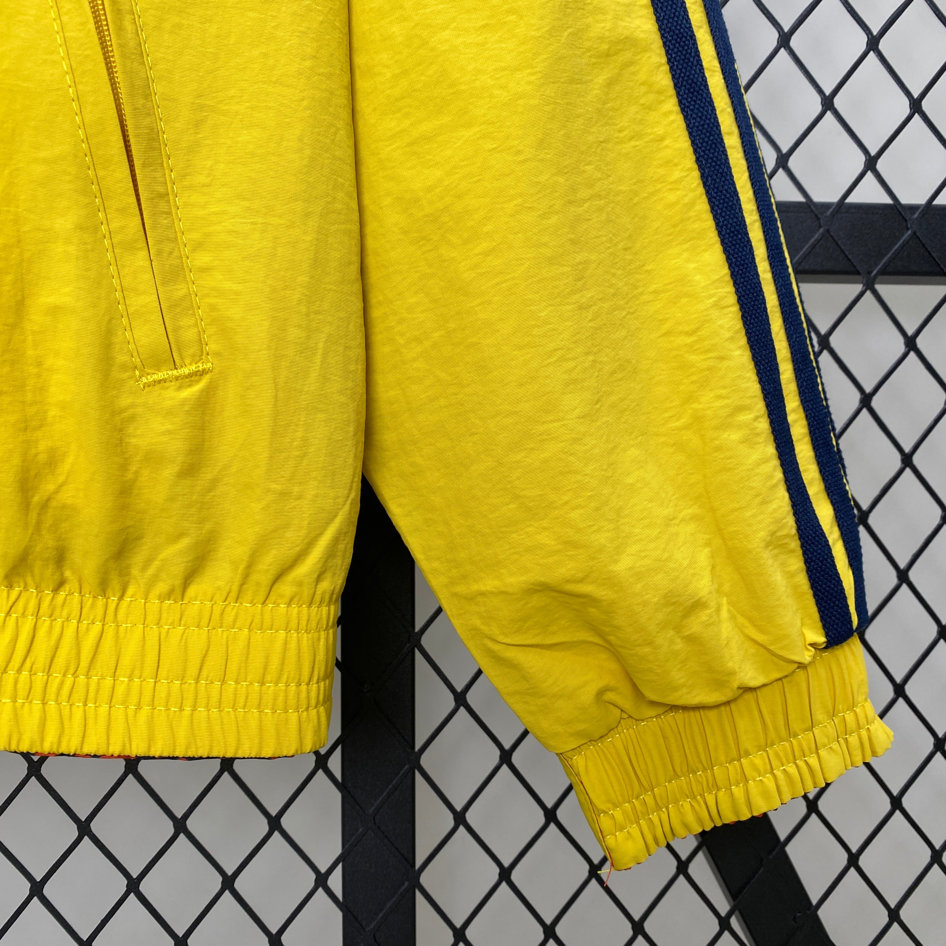 2024-25Real Madrid Yellow Windbreaker S-2XL - Image 6