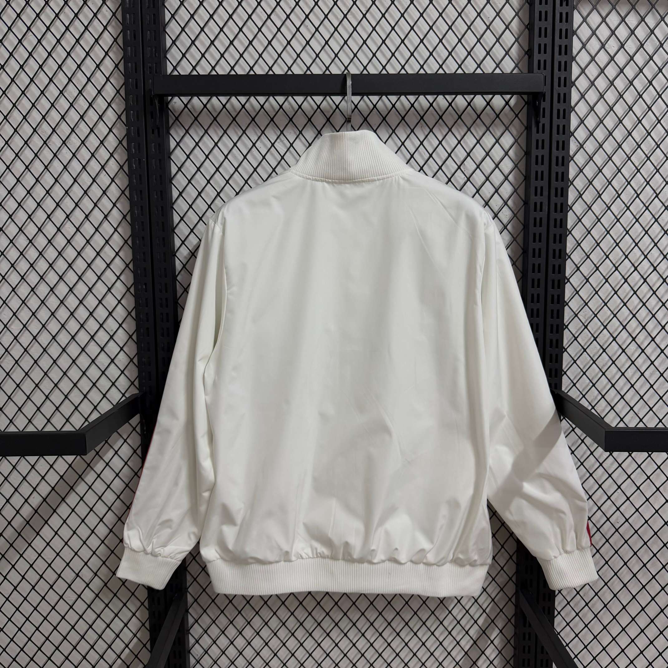 2025-26 AC Milan White Retro Casual Waterproof Windbreaker S-2XL - Image 2