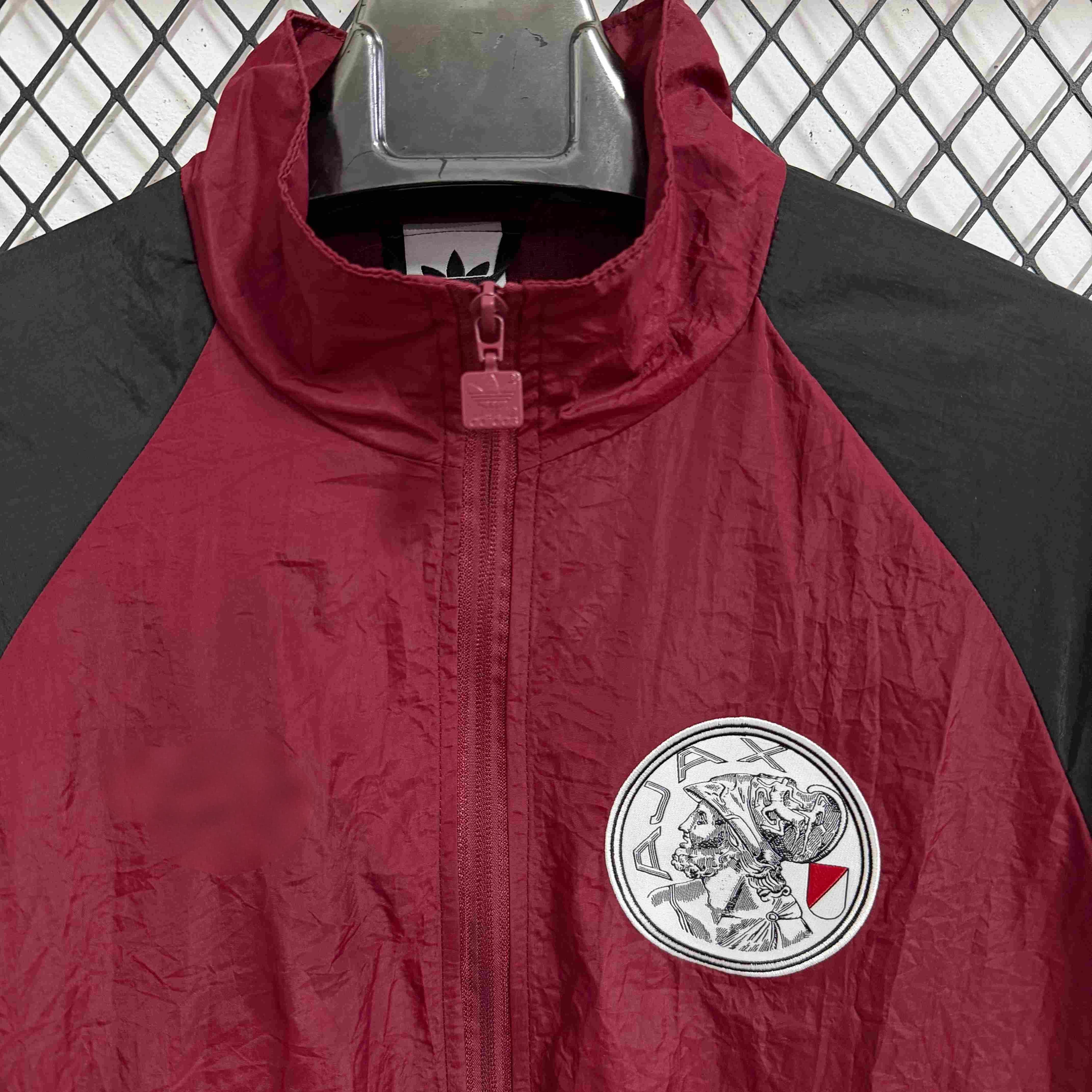 2025-26 Ajax Maroon Classic Casual Windbreaker S-2XL - Image 7