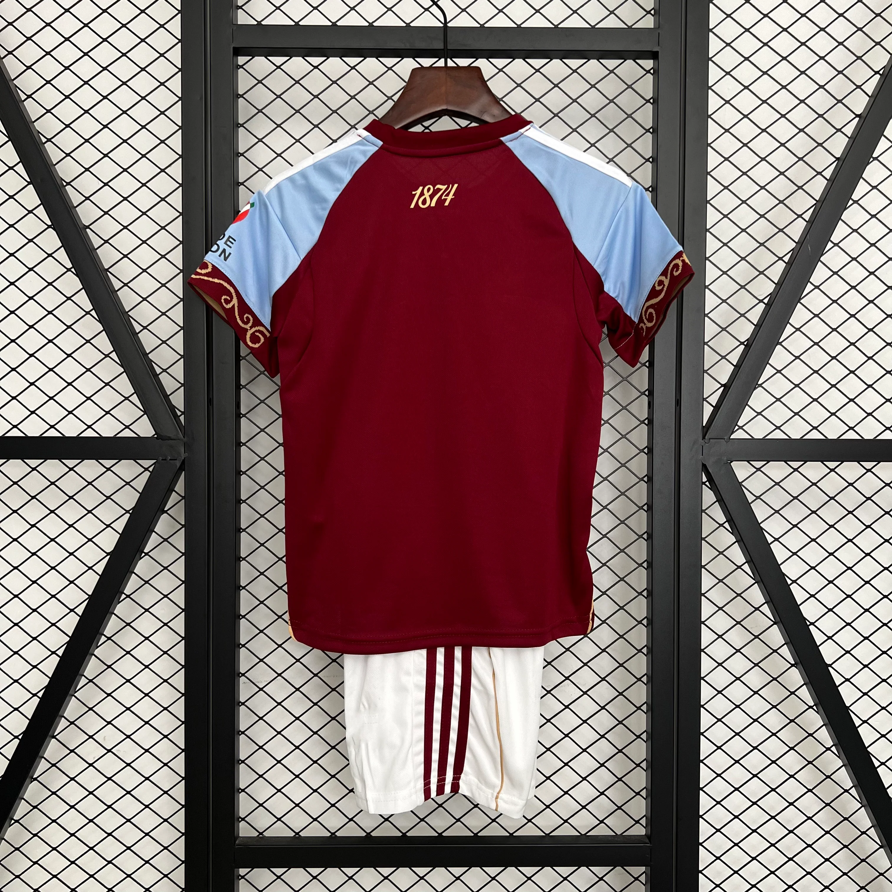 2025-26 Aston Villa Home KIDS 16-28 - Image 2