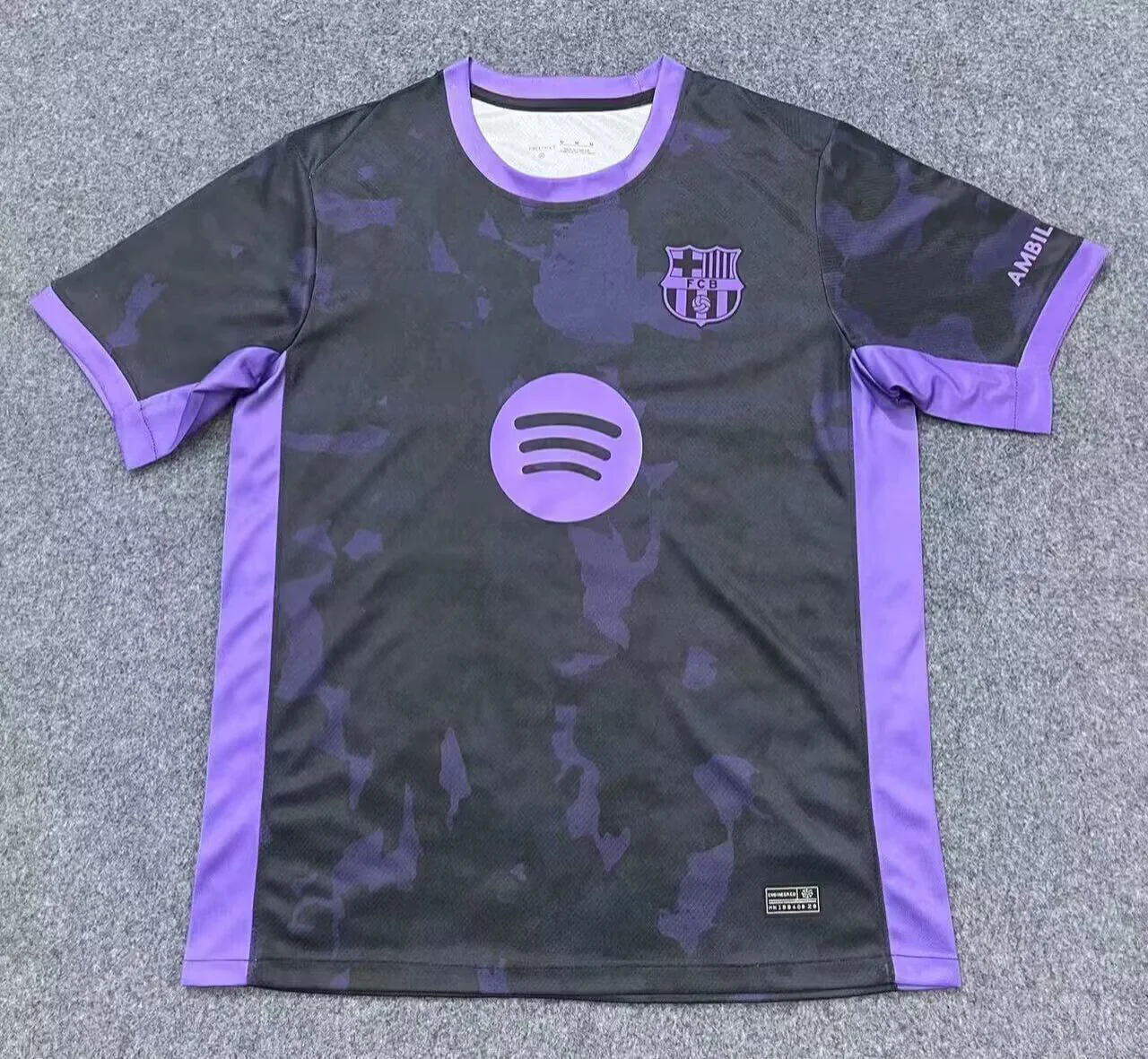 2025-26 Barcelona Black Purple Special S-4XL