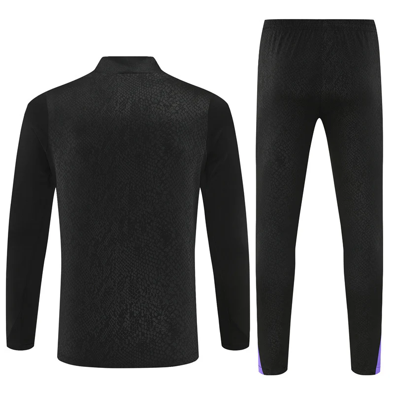 2025-26 Barcelona Black Training Suit S-2XL - Image 2