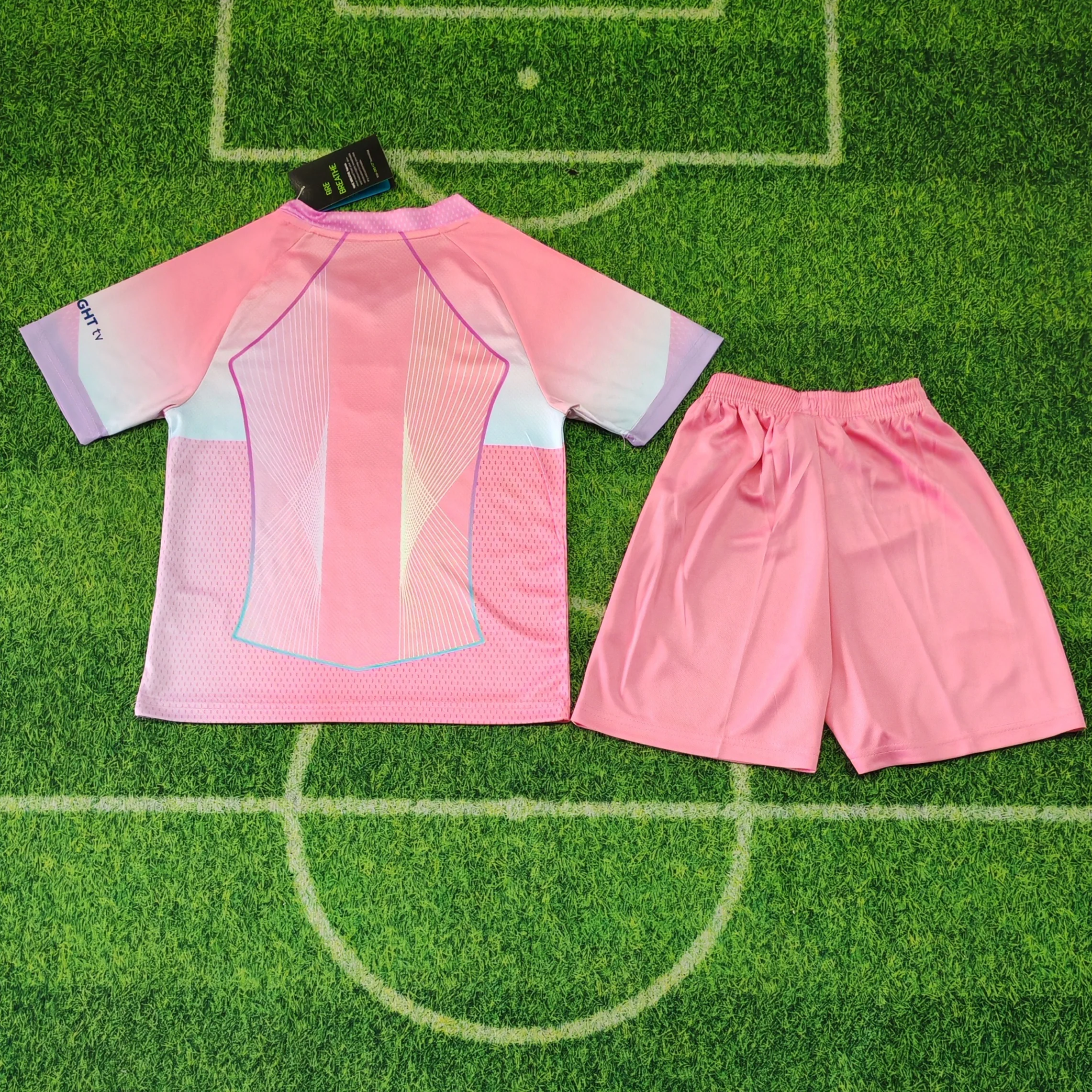 2025-26 Barcelona Pink KIDS 16-28 - Image 2