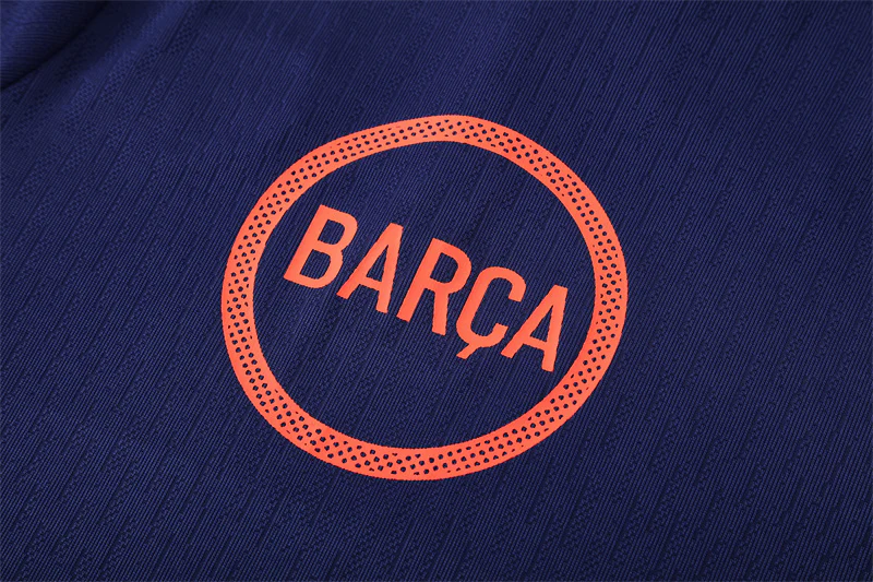 2025-26 Barcelona Royal Blue training suit Adults Or Children - Image 3