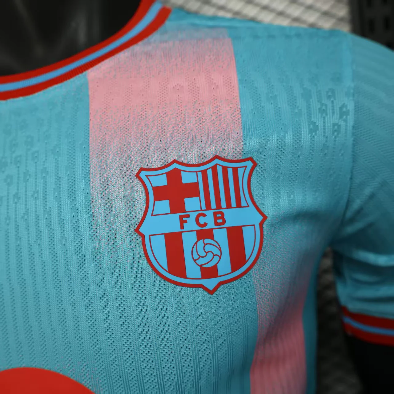 2025-26 Barcelona Special Blue-Pink Player S-2XL - Image 6