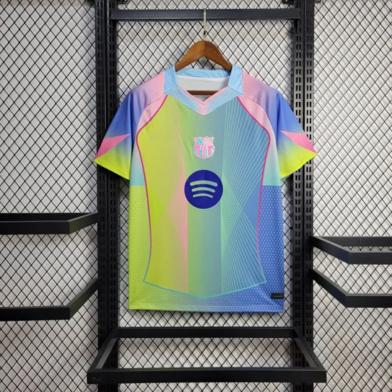 2025-26 Barcelona Special Green-Pink S-2XL