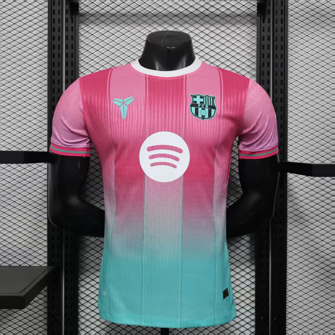 2025-26 Barcelona Special Pink-Green Player S-2XL