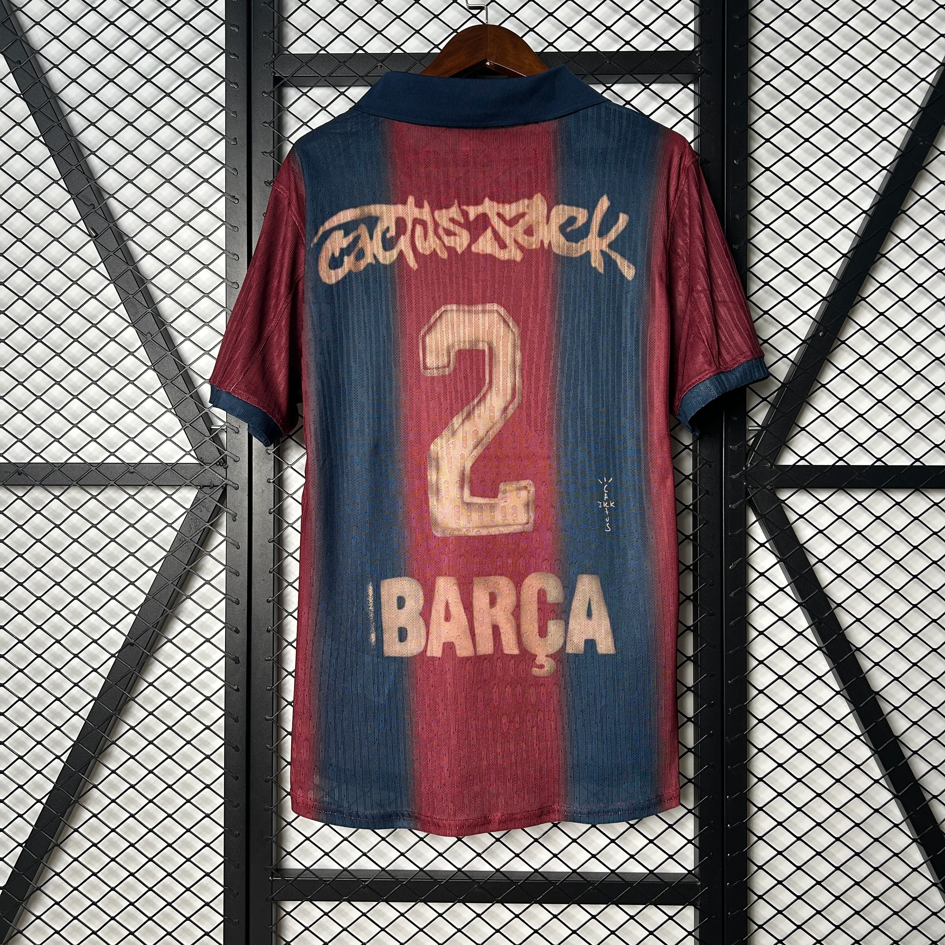 2025-26 Barcelona Camp Nou Customized with Name (2 Cactus Jack) S-2XL - Image 2