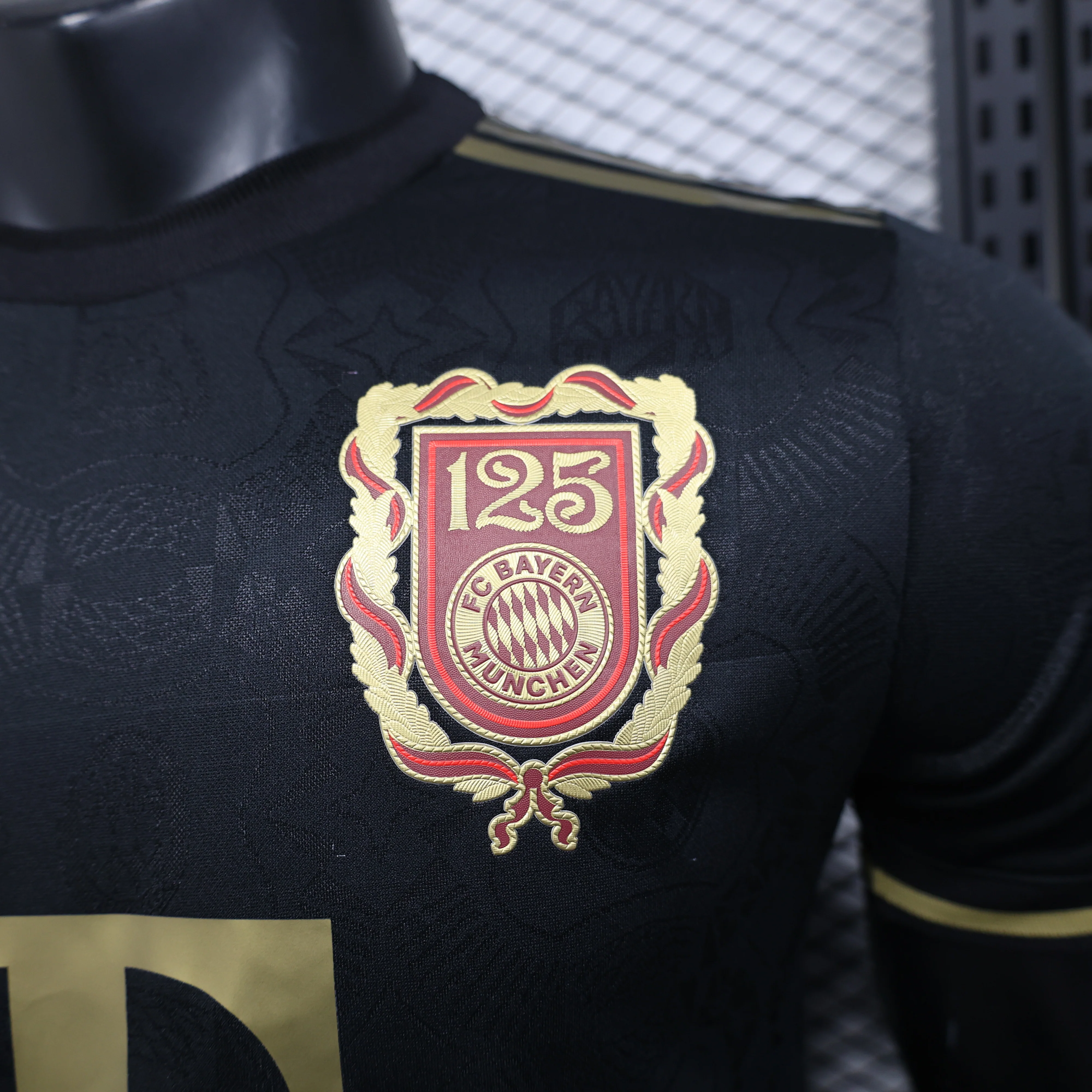 2025-26 Bayern Munich 125 Years Black Player S-2XL - Image 3