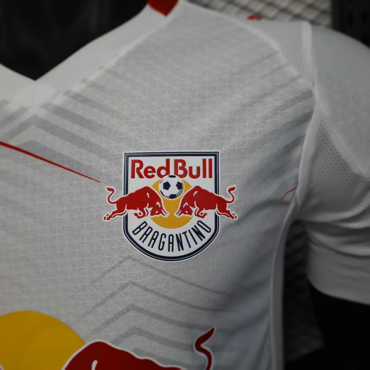 2025-26 Bragantino Red Bull White Player S-2XL - Image 3