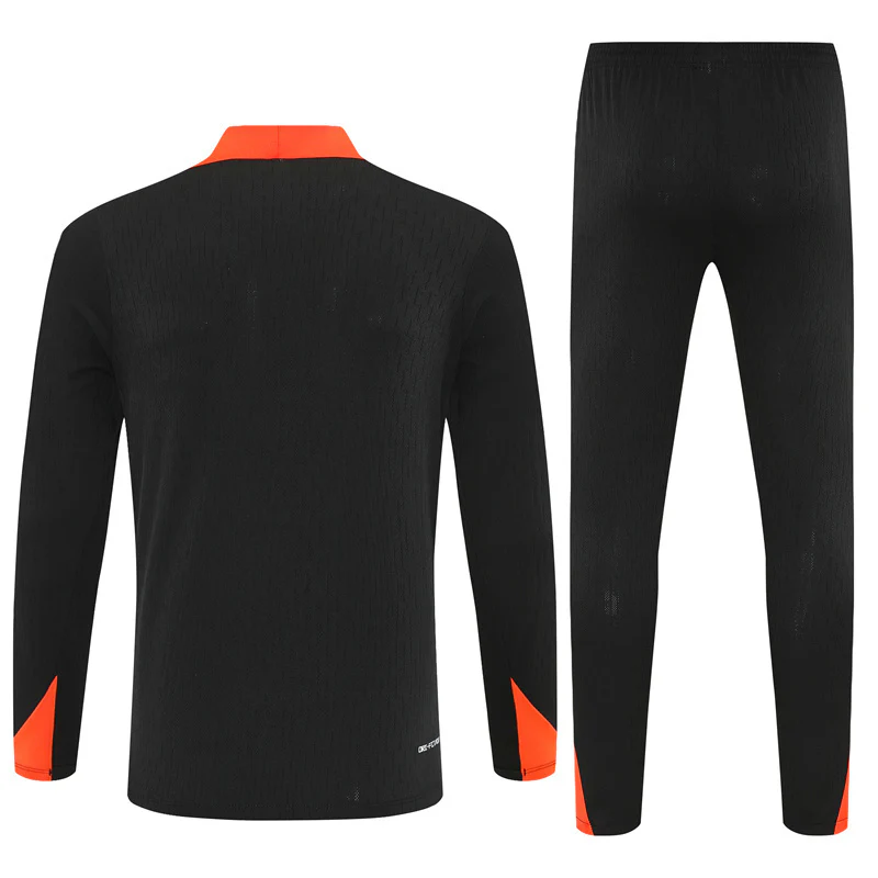 2025-26 Brazil Black Training Suit S-2XL - Image 2