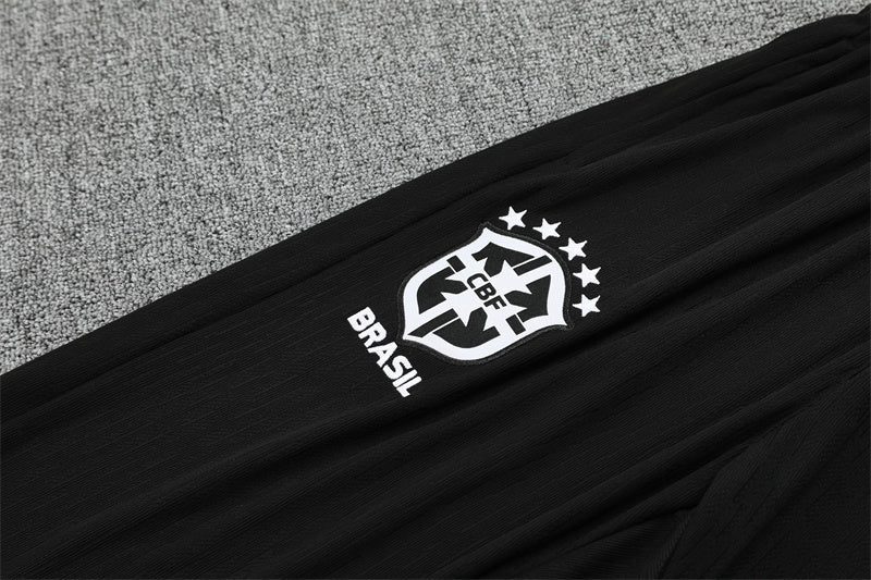 2025-26 Brazil Black Training Suit S-2XL - Image 7
