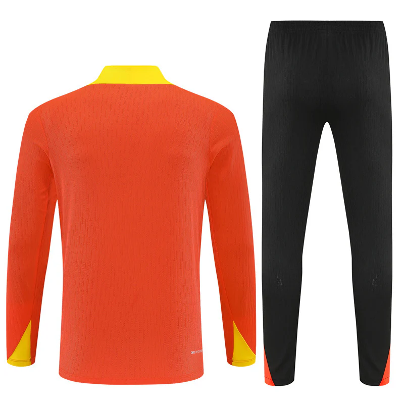 2025-26 Brazil Orange Training Suit S-2XL - Image 2