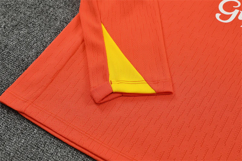2025-26 Brazil Orange Training Suit S-2XL - Image 4