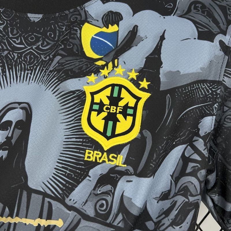 2025-26 Brazil Stussy Black Special Edition S-2XL - Image 4