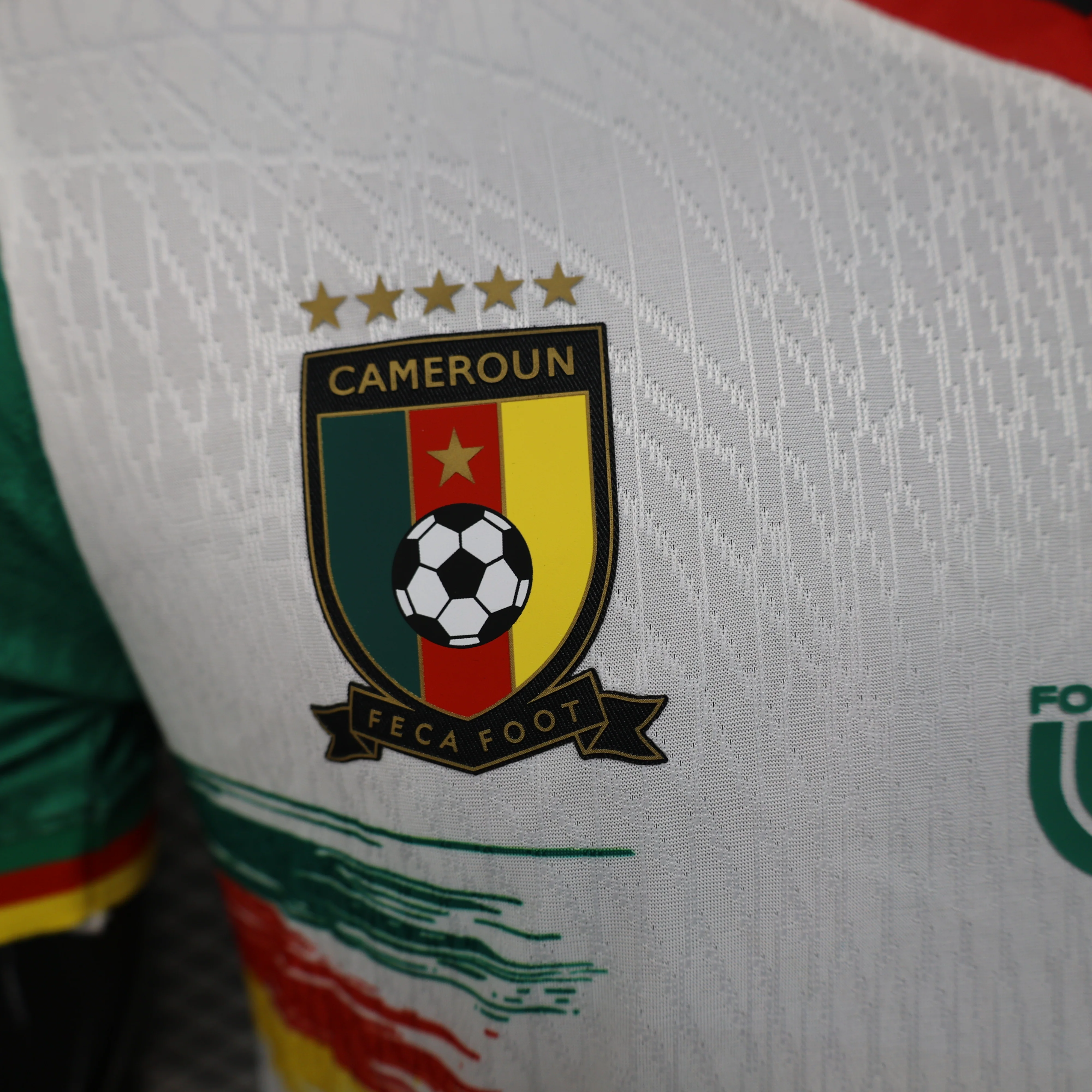 2025-26 Cameroon White Player S-2XL - Image 6