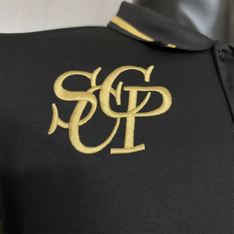 2025-26 Corinthians POLO Black Player S-2XL - Image 6