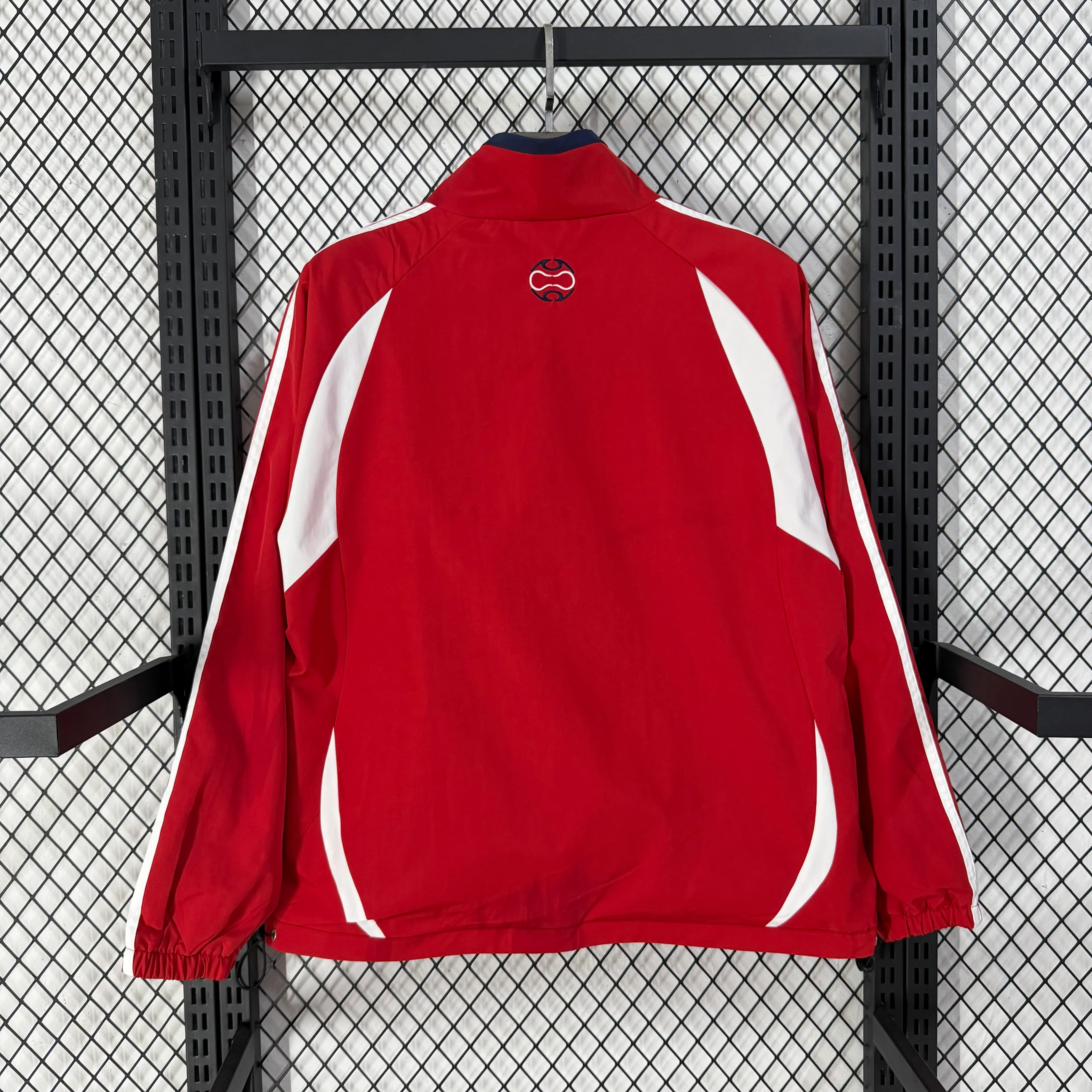 2025-26 France Team Classic Red Casual Training Windbreaker S-2XL - Image 2