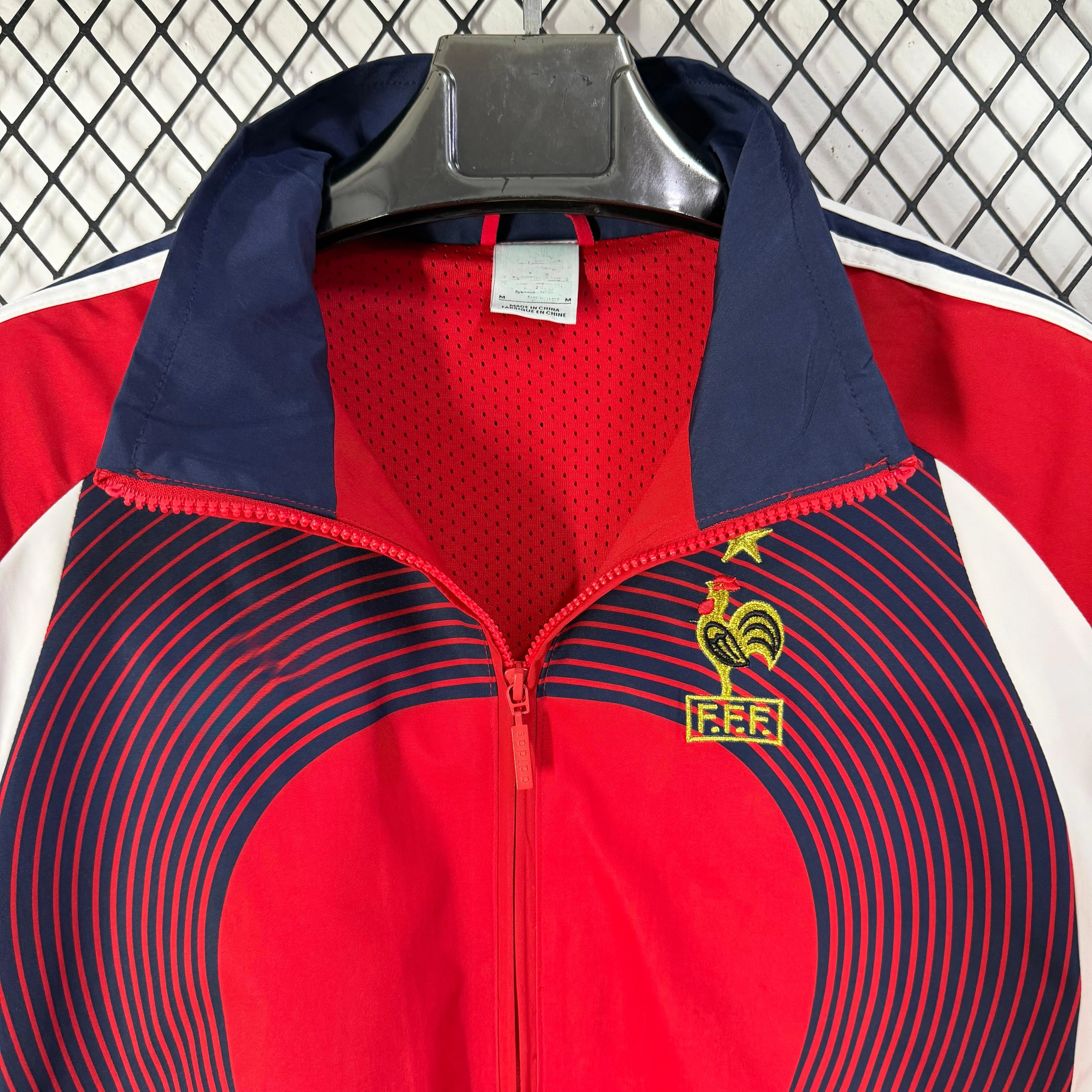 2025-26 France Team Classic Red Casual Training Windbreaker S-2XL - Image 9