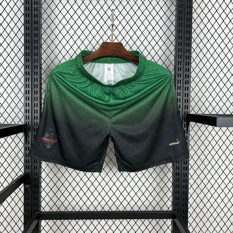 2025-26 AC Milan Black Green Short S-2XL