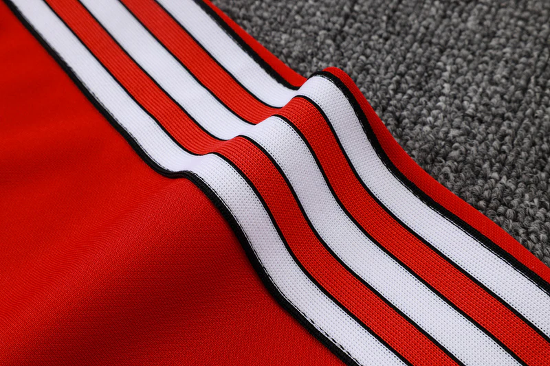 2025-26 Manchester United Red Adult long pull training suit S-2XL - Image 9