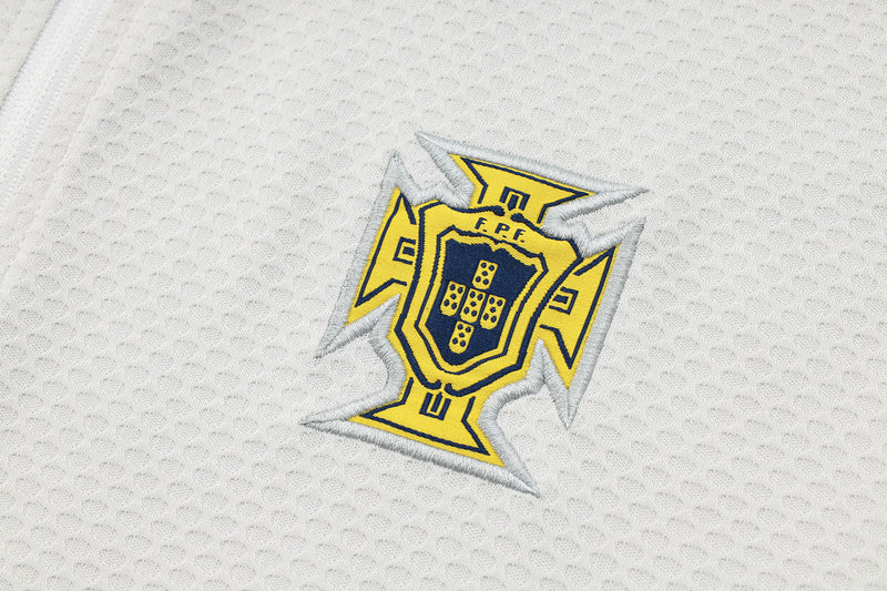 2025-26 Portugal White Adult long pull training suit S-2XL - Image 11