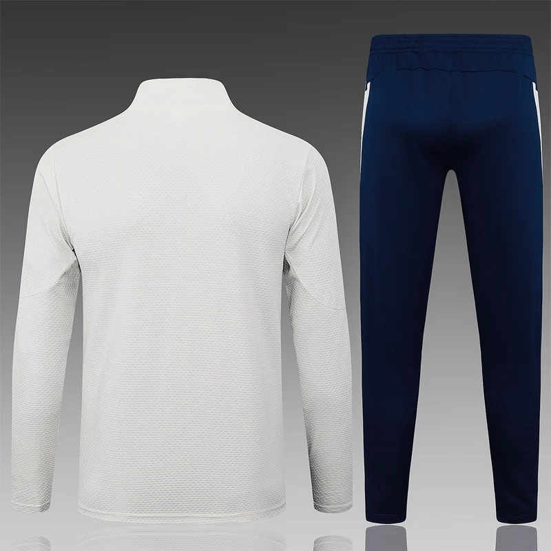 2025-26 Portugal White Adult long pull training suit S-2XL - Image 2