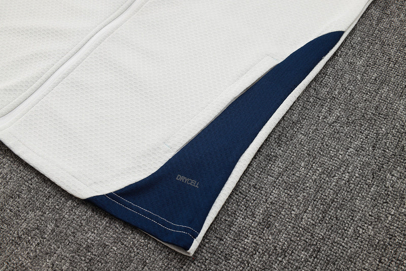 2025-26 Portugal White Adult long pull training suit S-2XL - Image 8