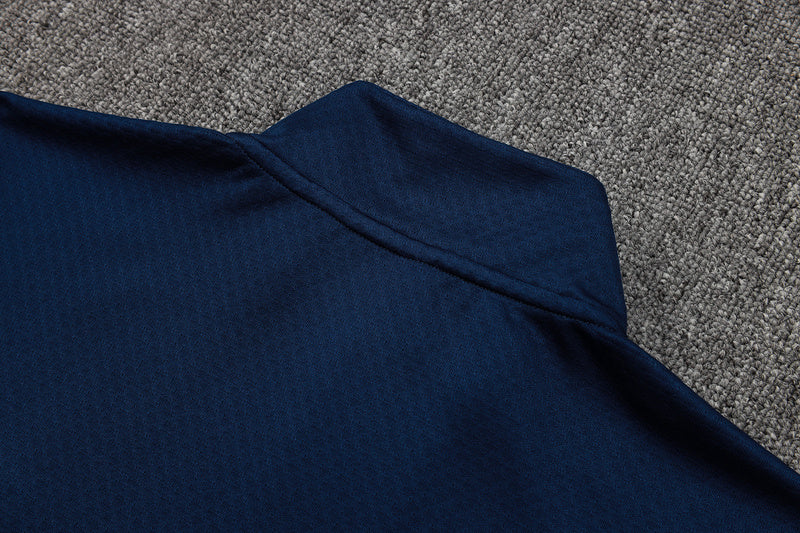 2025-26 Portugal Blue Adult long pull training suit S-2XL - Image 4