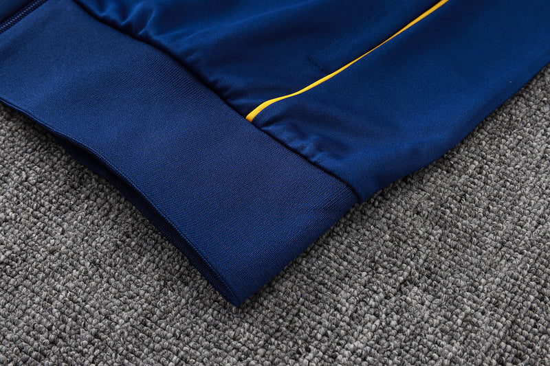 2025-26 Real Madrid Blue Adult long pull training suit S-2XL - Image 20