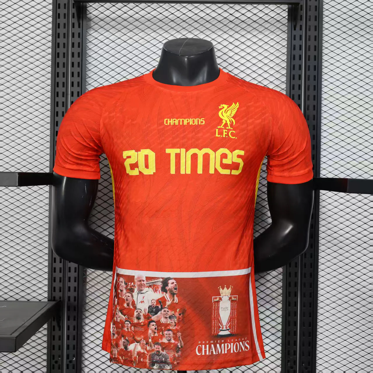 2025-26 Liverpool Champion League Player S-2XL