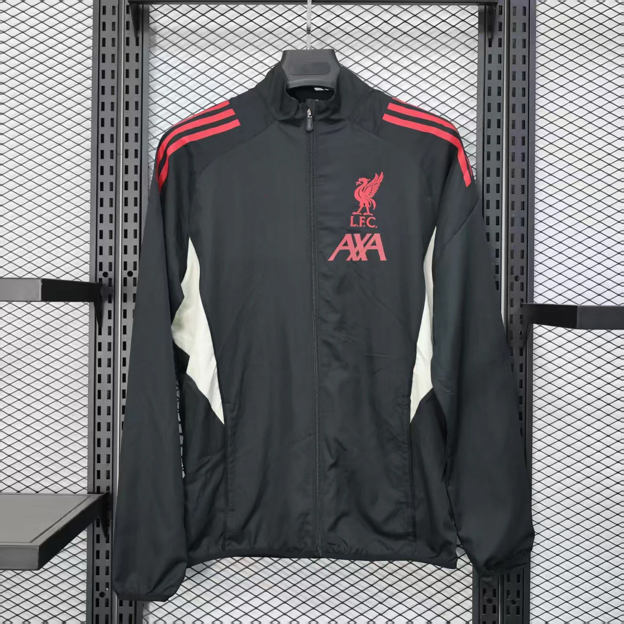 2025-26 Liverpool windbreaker Black (with net) S-2XL