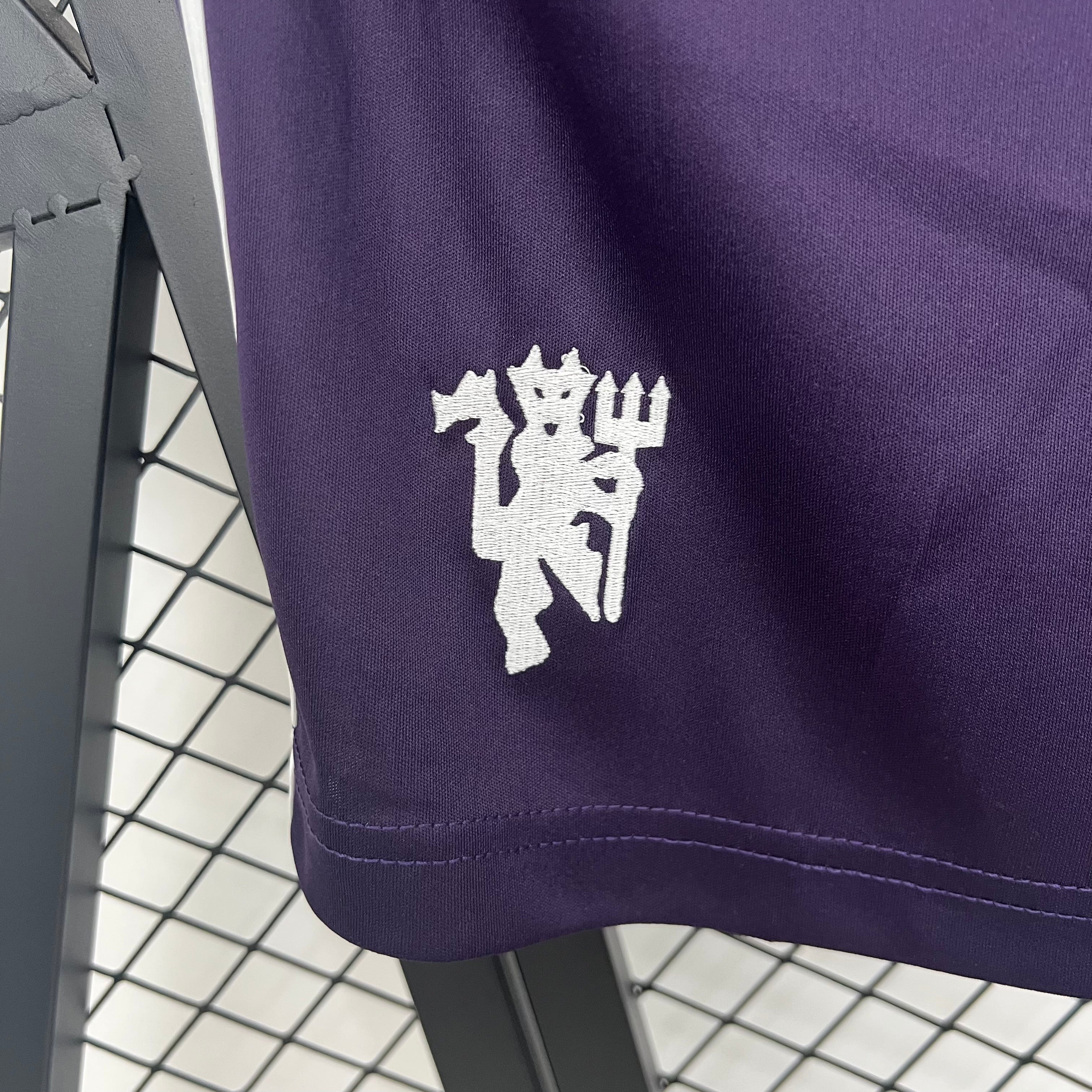 2025-26 Manchester united Purple Short S-2XL - Image 3