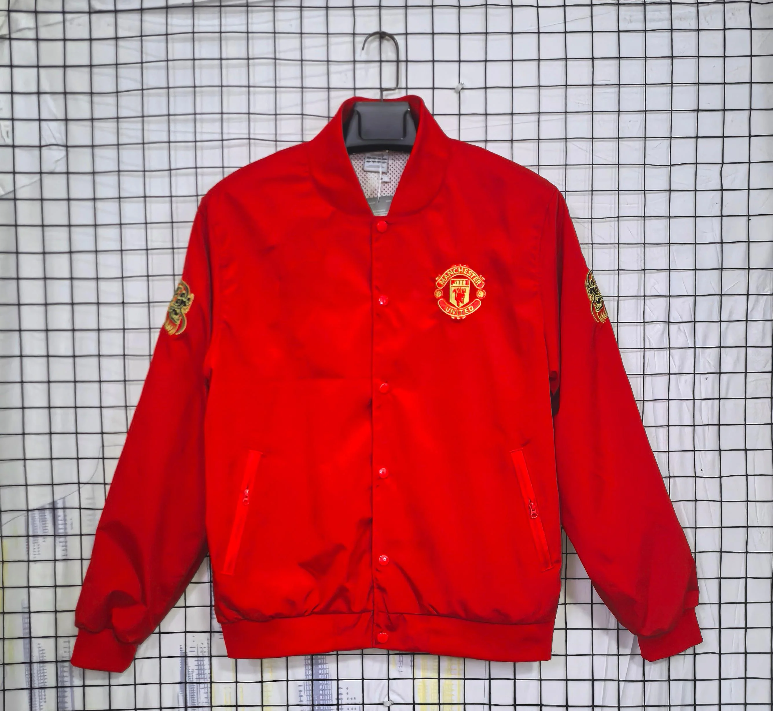 2025-26 Manchester United Red Waterproof Windbreaker S-XXL