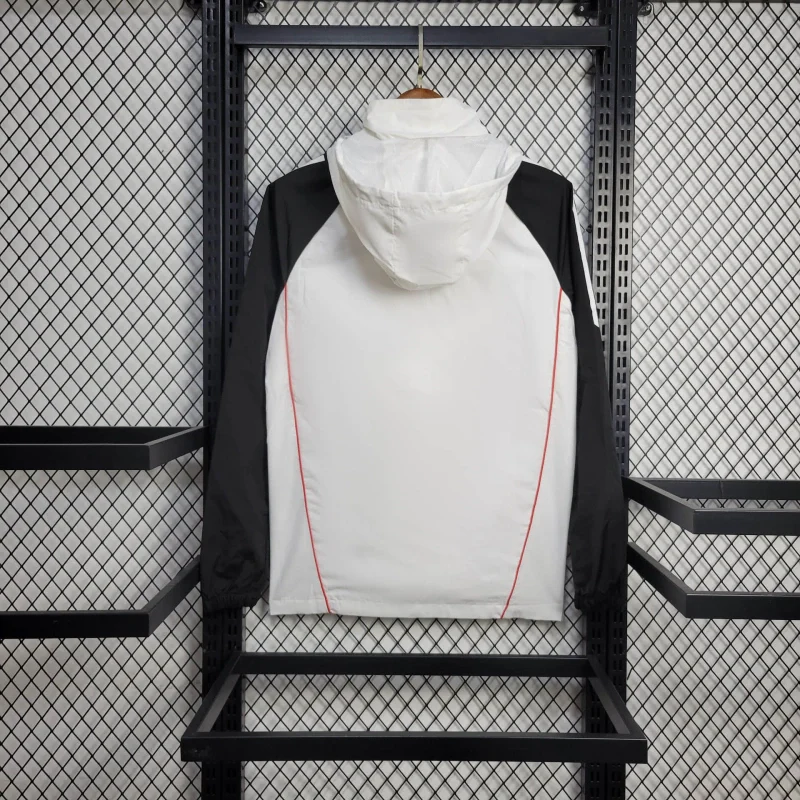 2025-26 Manchester United White Windbreaker S-2XL - Image 2