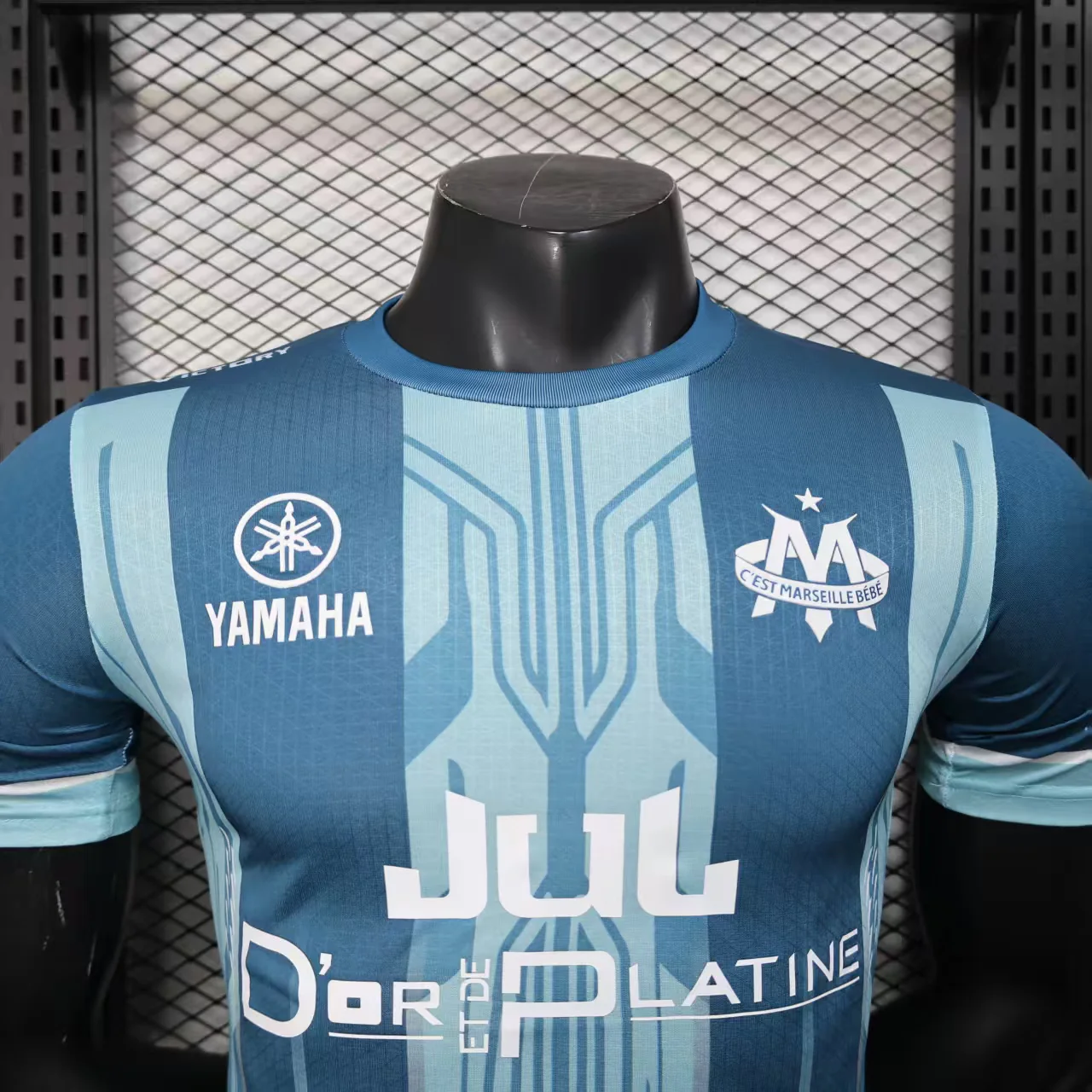 2025-26 Marseille YAMAHA Blue Player S-2XL - Image 6