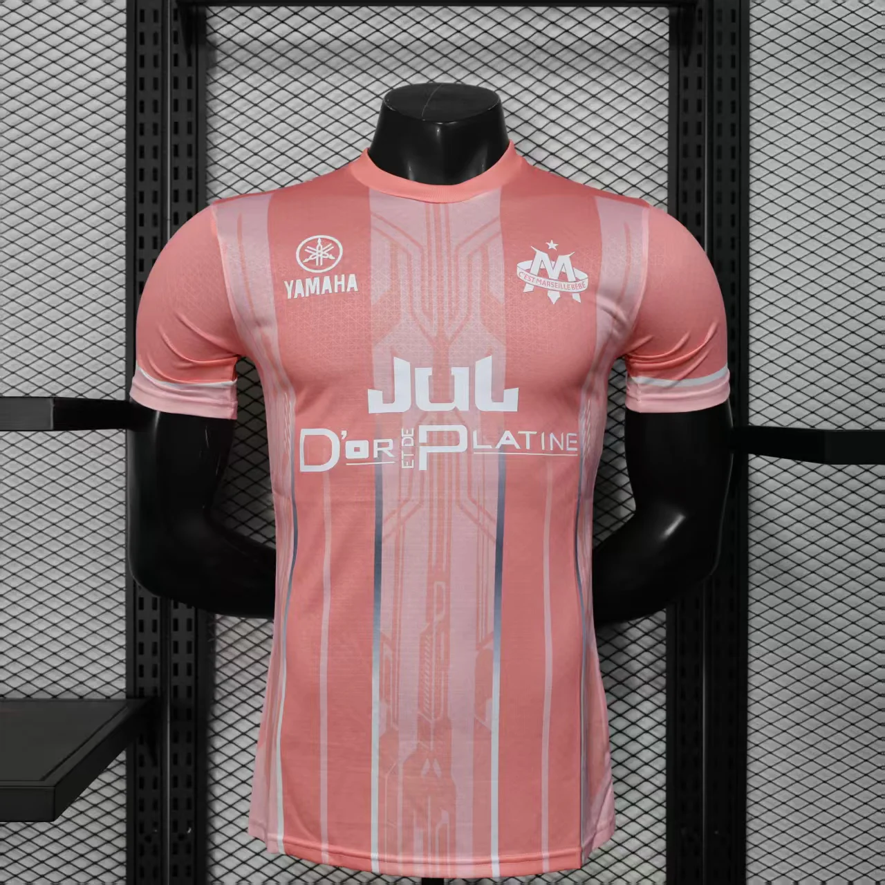 2025-26 Marseille YAMAHA Pink Player S-2XL