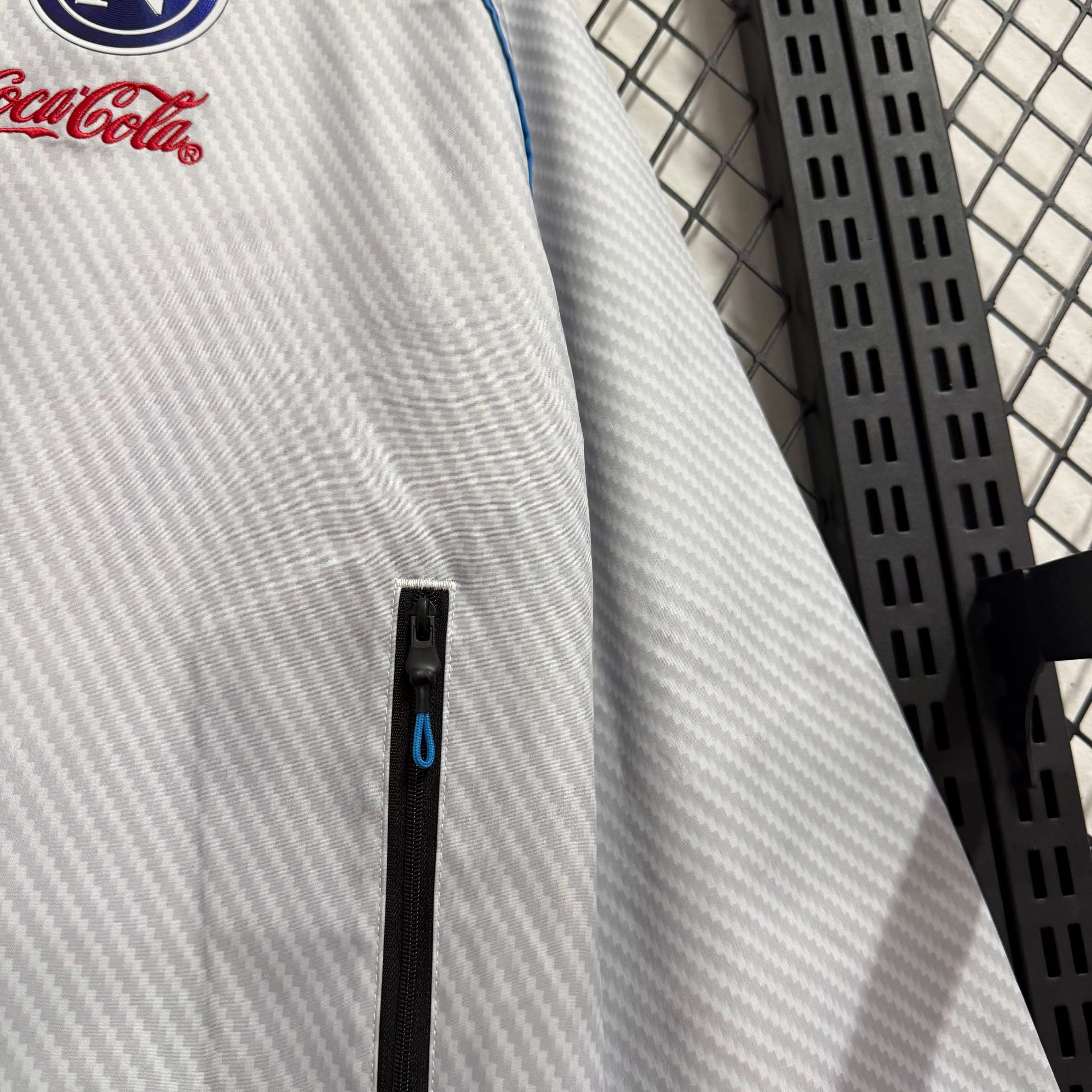 2025-26 Naples White Waterproof Windbreaker S-2XL - Image 6