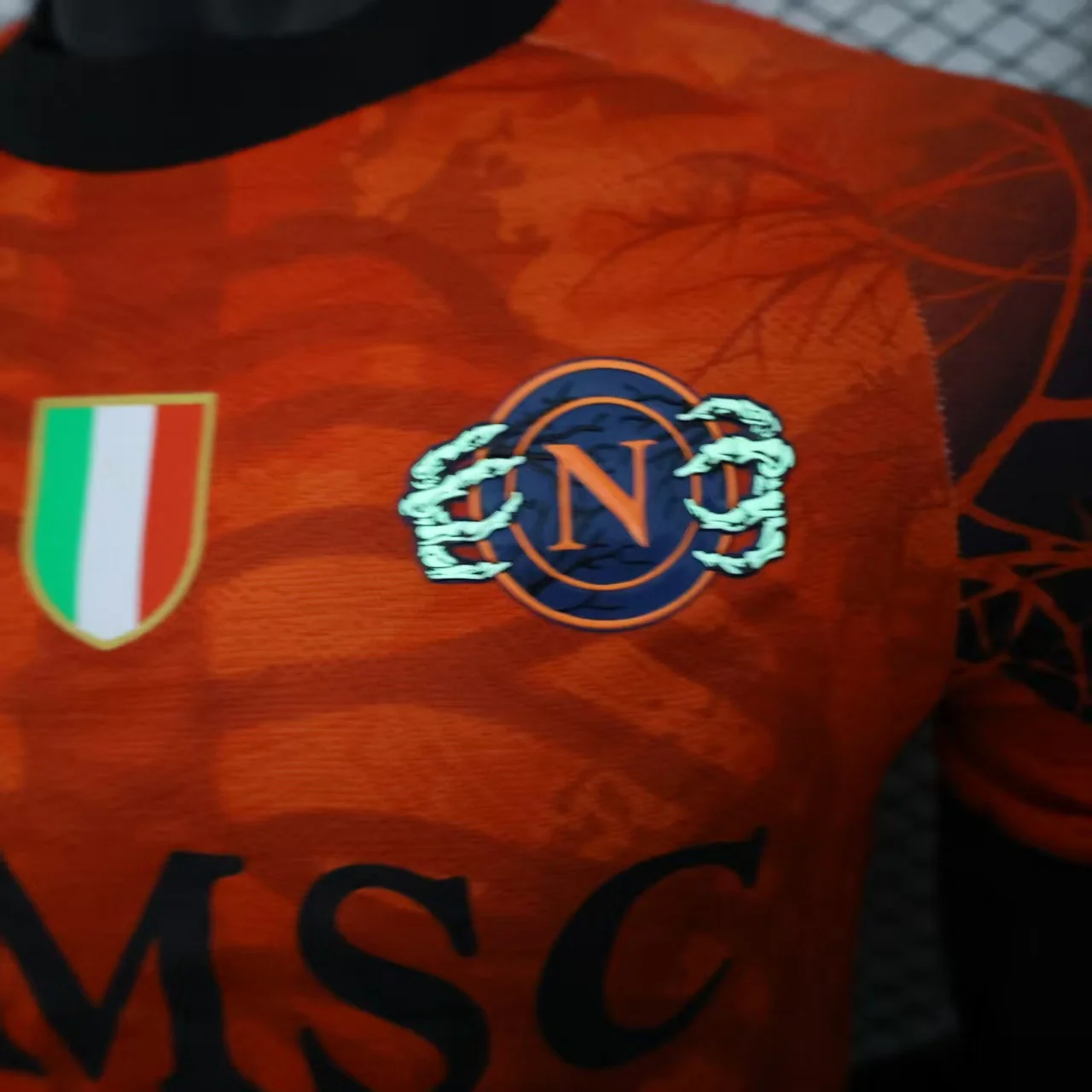2025-26 Napoli Halloween Special Orange Player S-2XL - Image 10