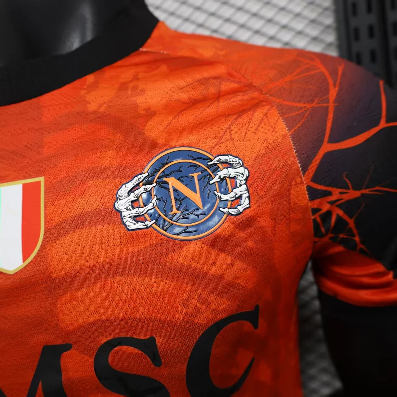 2025-26 Napoli Halloween Special Orange Player S-2XL - Image 4