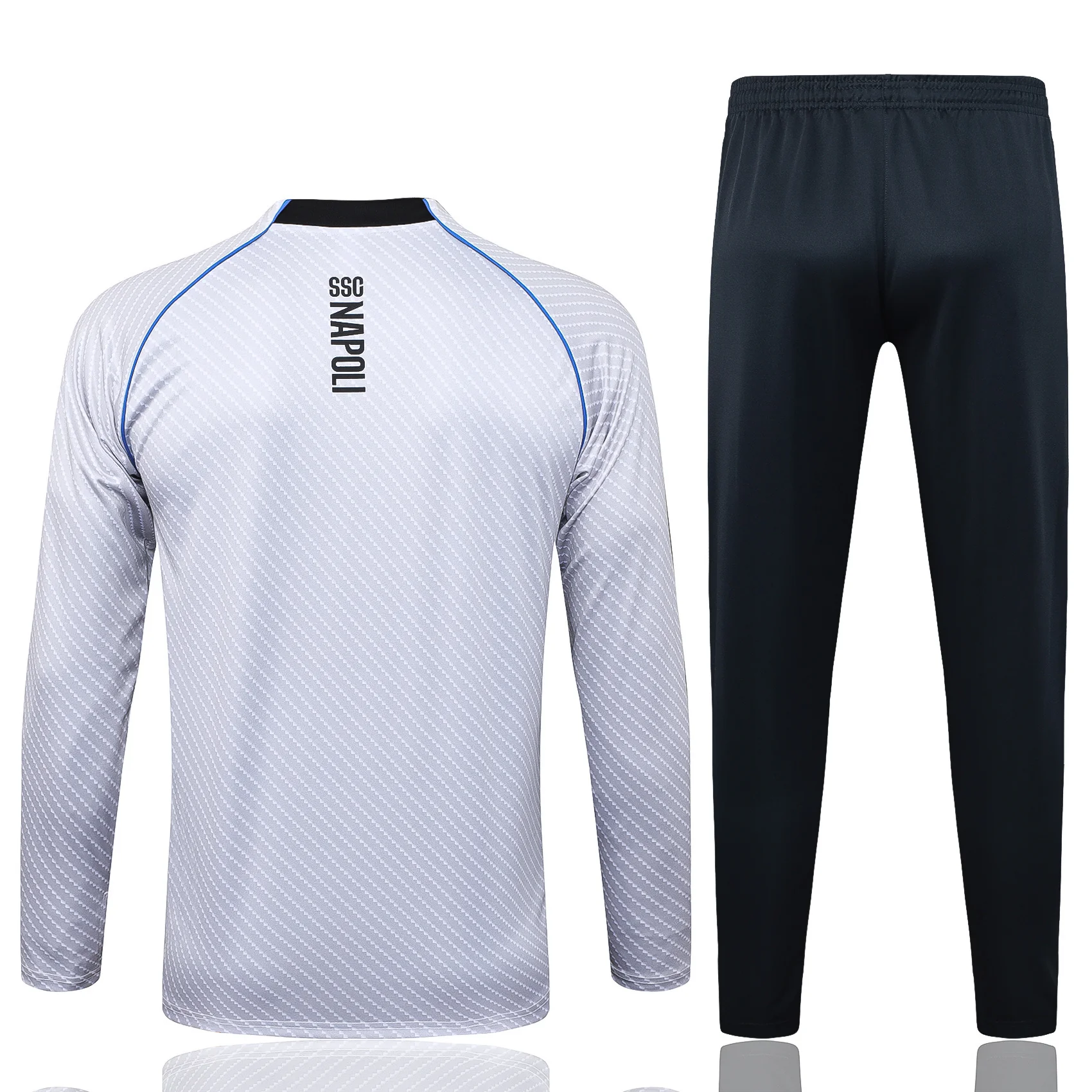 2025-26 Napoli light gray training suit Adults Or Children - Image 2