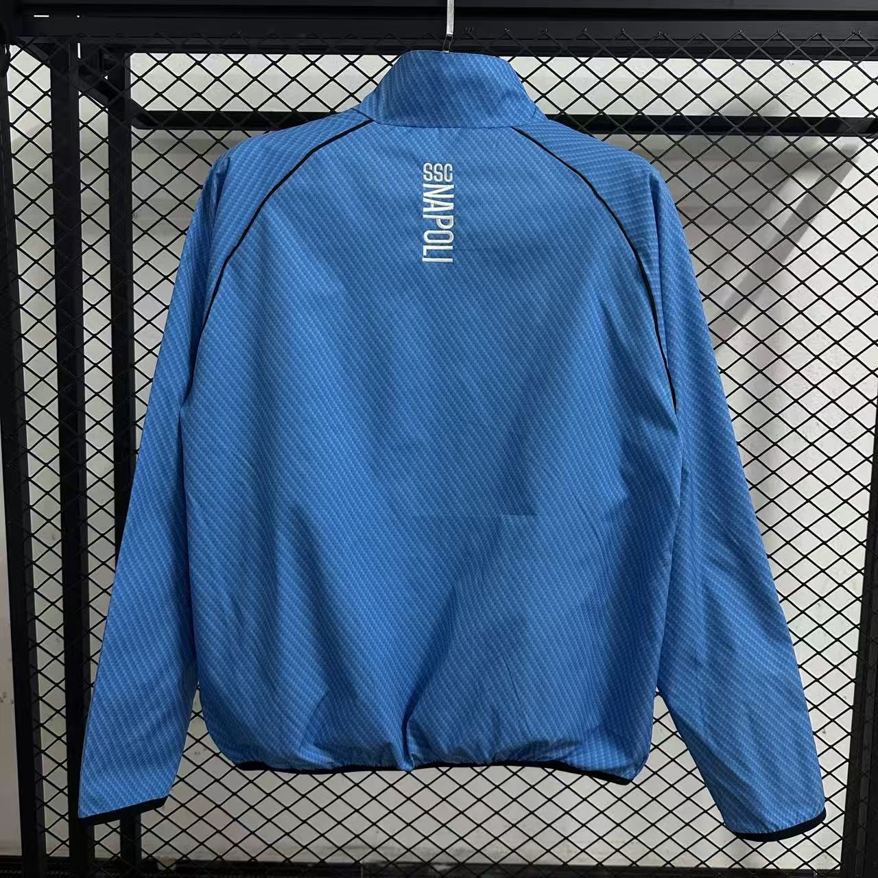 2025-26 Napoli Windbreaker Blue S-2XL - Image 2