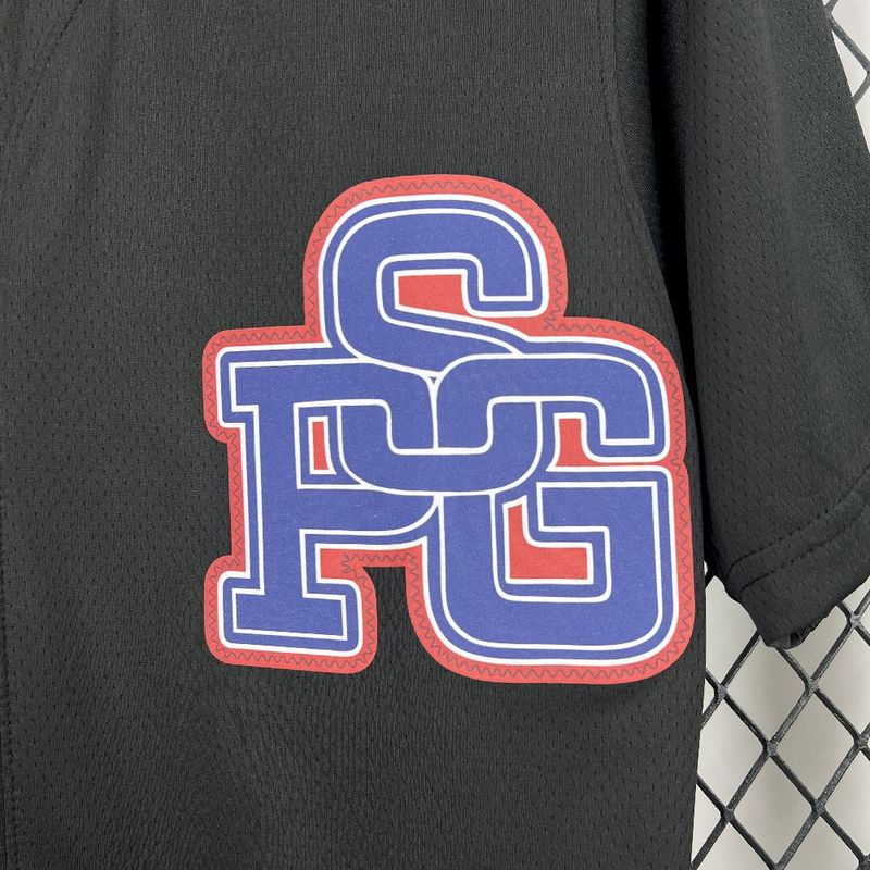 2025-26 Paris Baseball uniform Black S-2XL - Image 3