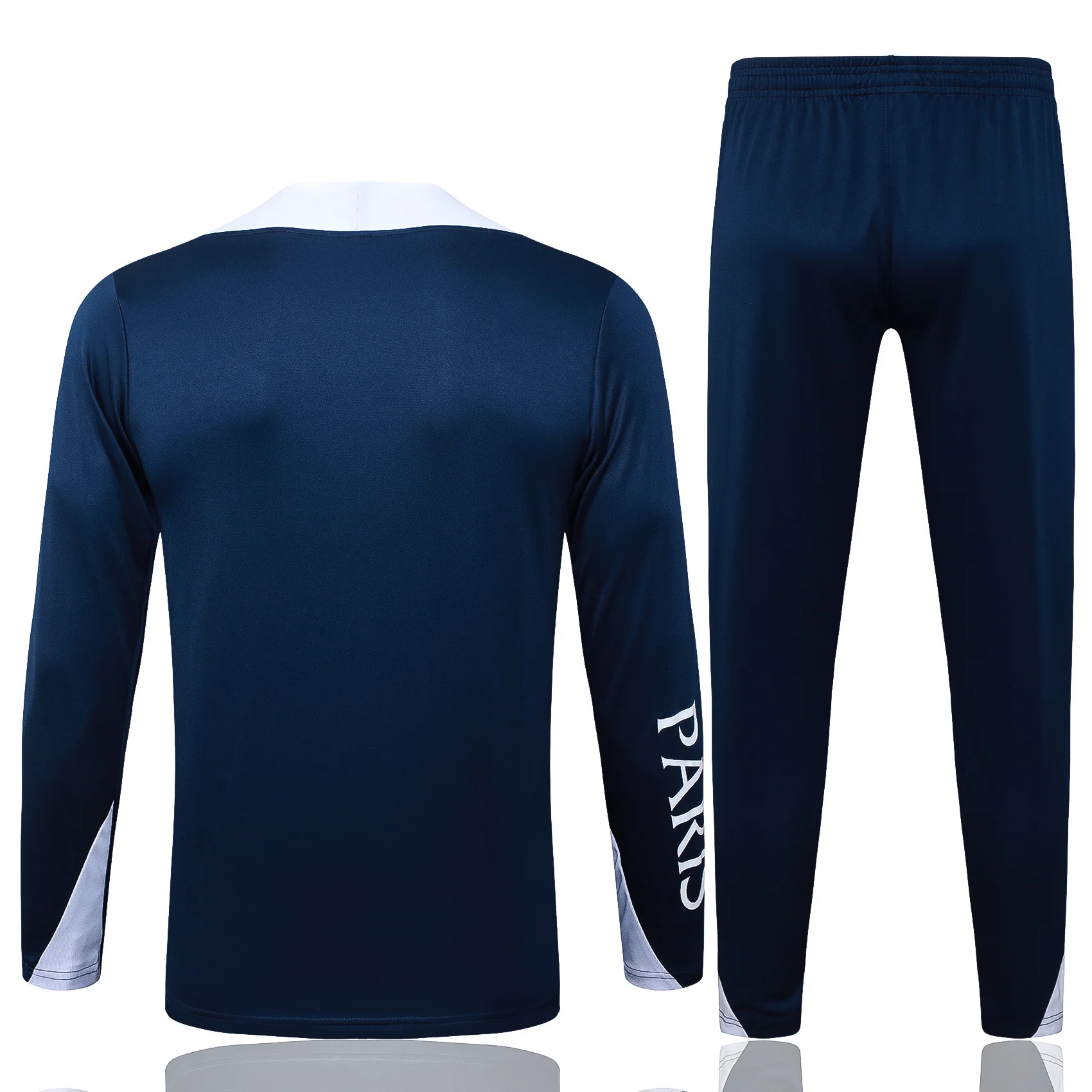 2025-26 Paris Blue-White Training suit Adults Or Children - Image 2