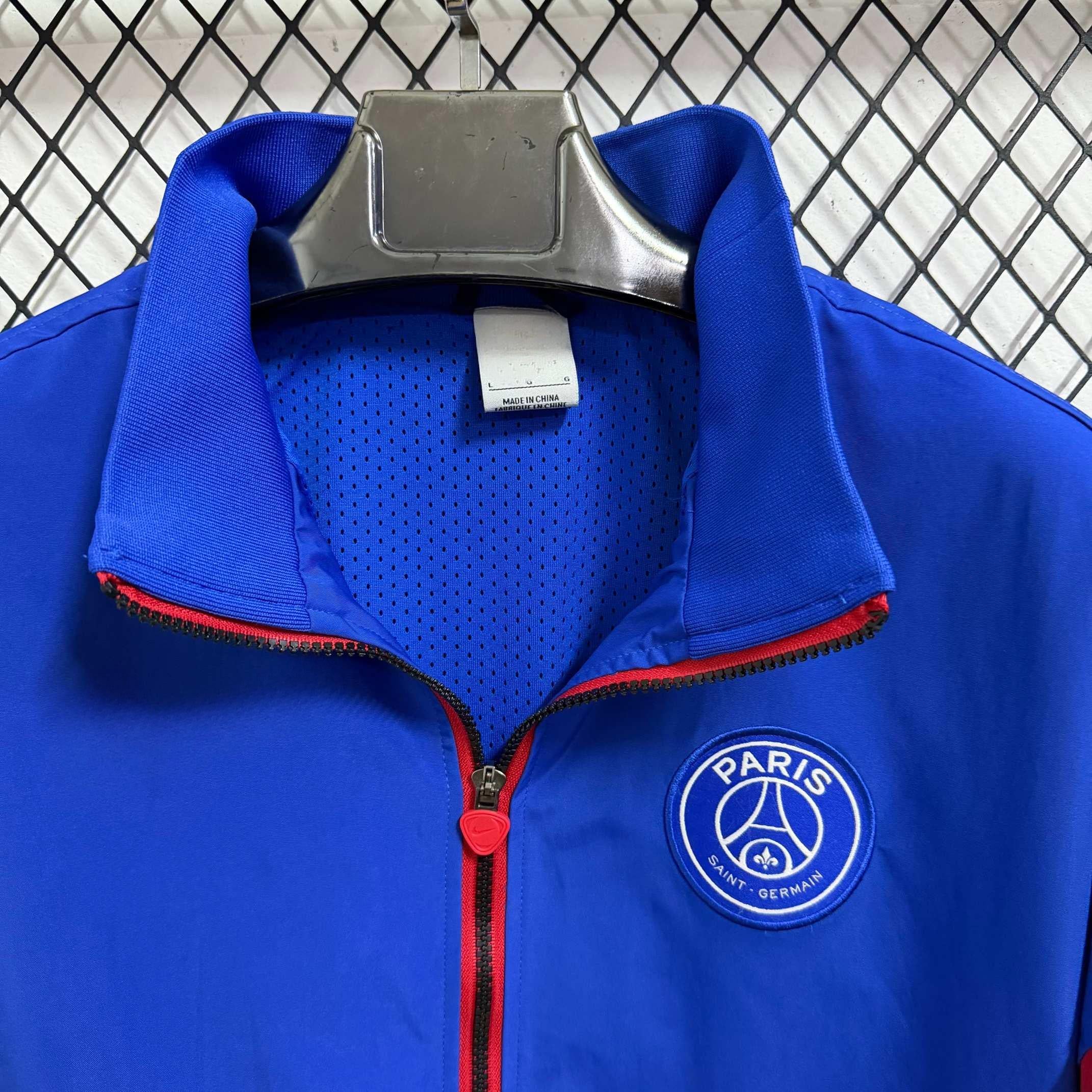 2025-26 Paris Colour Lan Red Waterproof Windbreaker S-2XL - Image 3