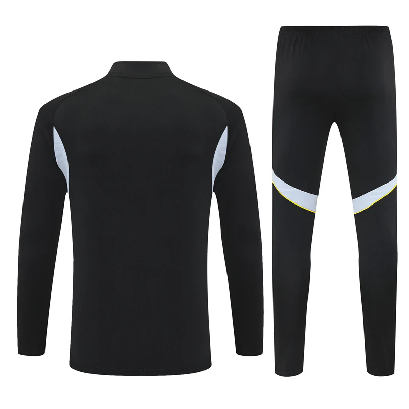 2025-26 Real Madrid Black Training Suit S-2XL - Image 2