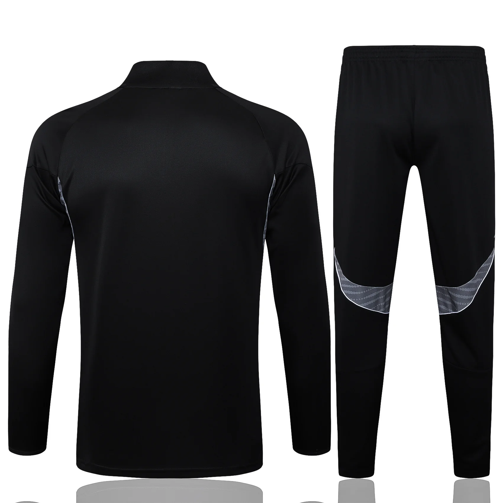 2025-26 Real Madrid Black training suit（White text)  Adults Or Children - Image 2