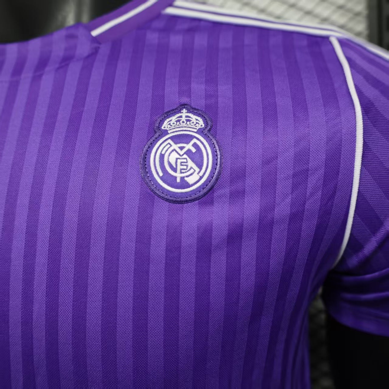 2025-26 Real Madrid Casual style Purple Player S-2XL - Image 3
