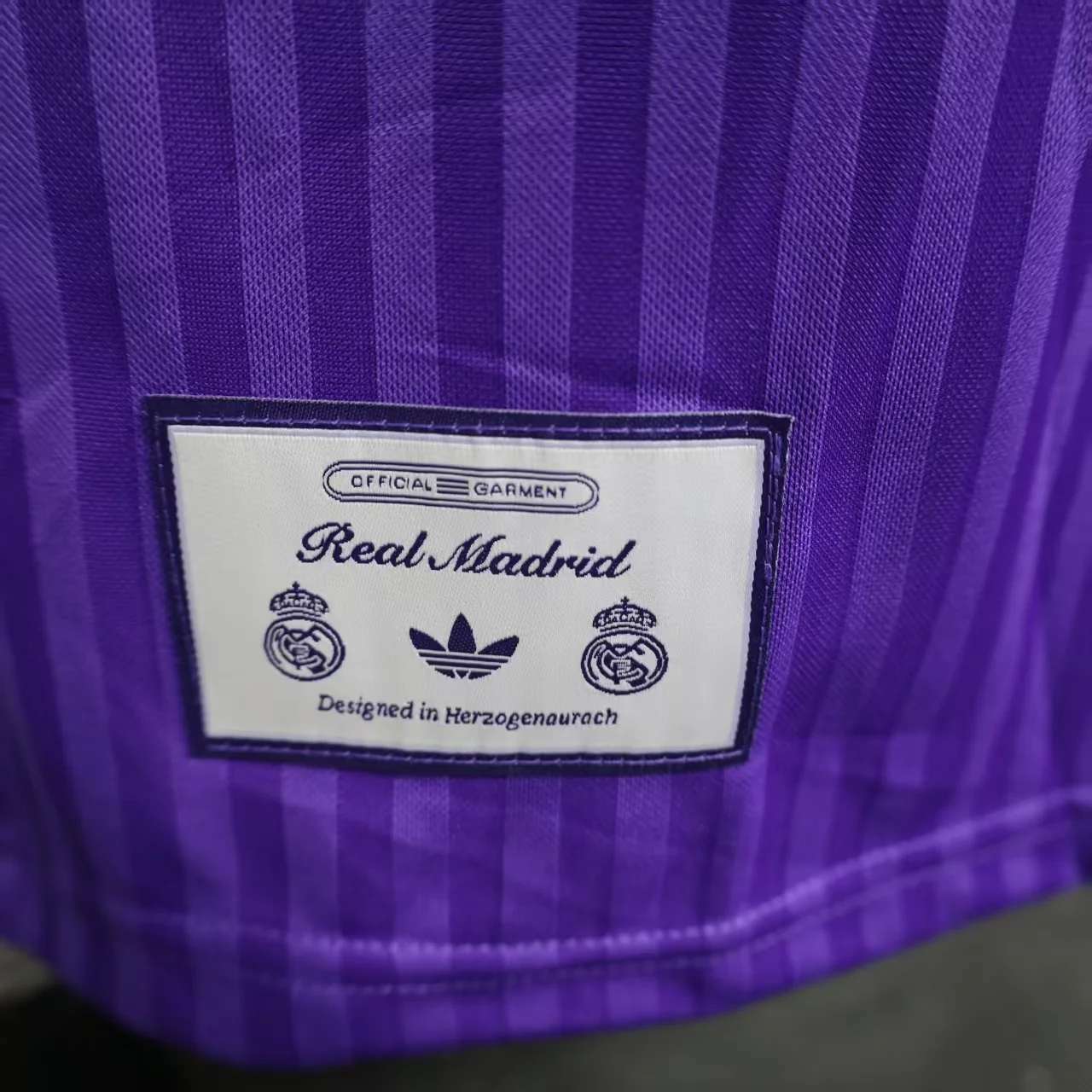 2025-26 Real Madrid Casual style Purple Player S-2XL - Image 5
