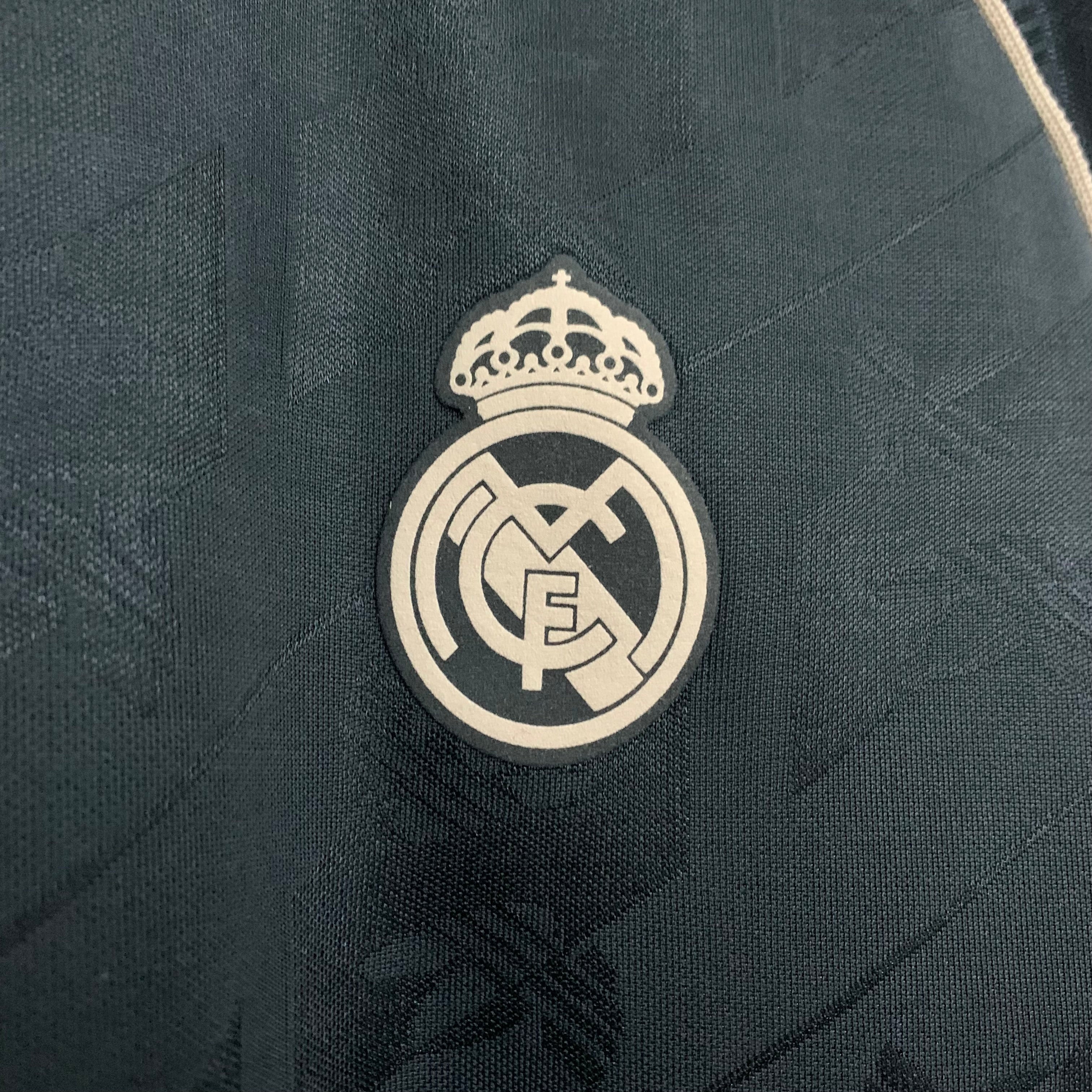 2025-26 Real Madrid Cotton T-Shirt Black S-2XL - Image 3